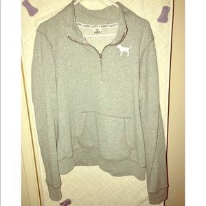 Women’s PINK 3/4 zip pullover size Large